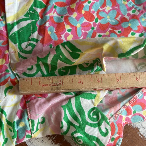 Lilly Pulitzer Mariposa Floral Print Buttercup Scalloped Shorts 00 Resort - Picture 6 of 10